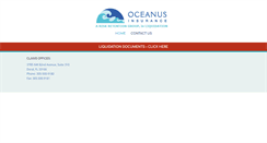 Desktop Screenshot of oceanusinsurance.com